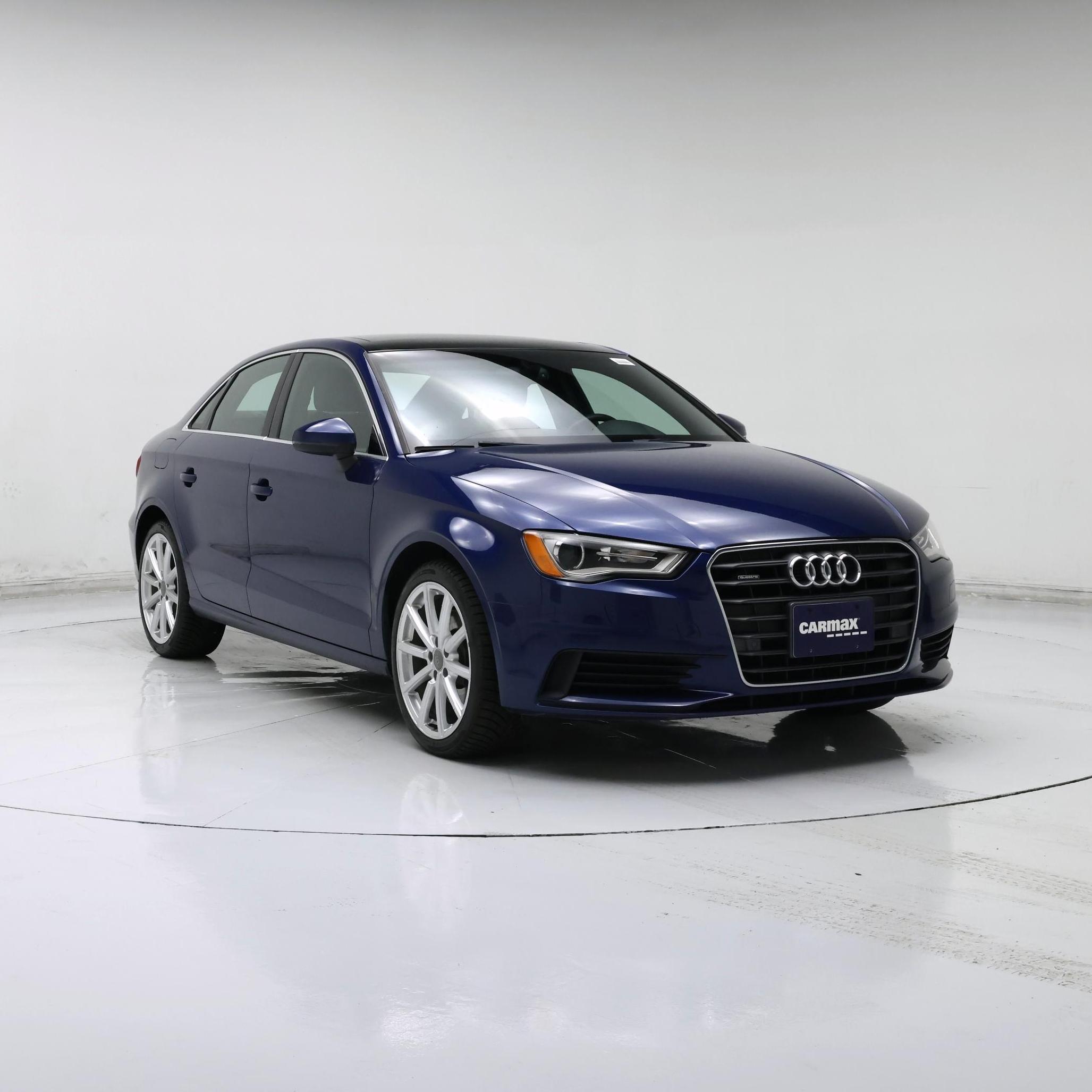 Blue 2015 Audi A3 Sedan All-Wheel Drive Automatic