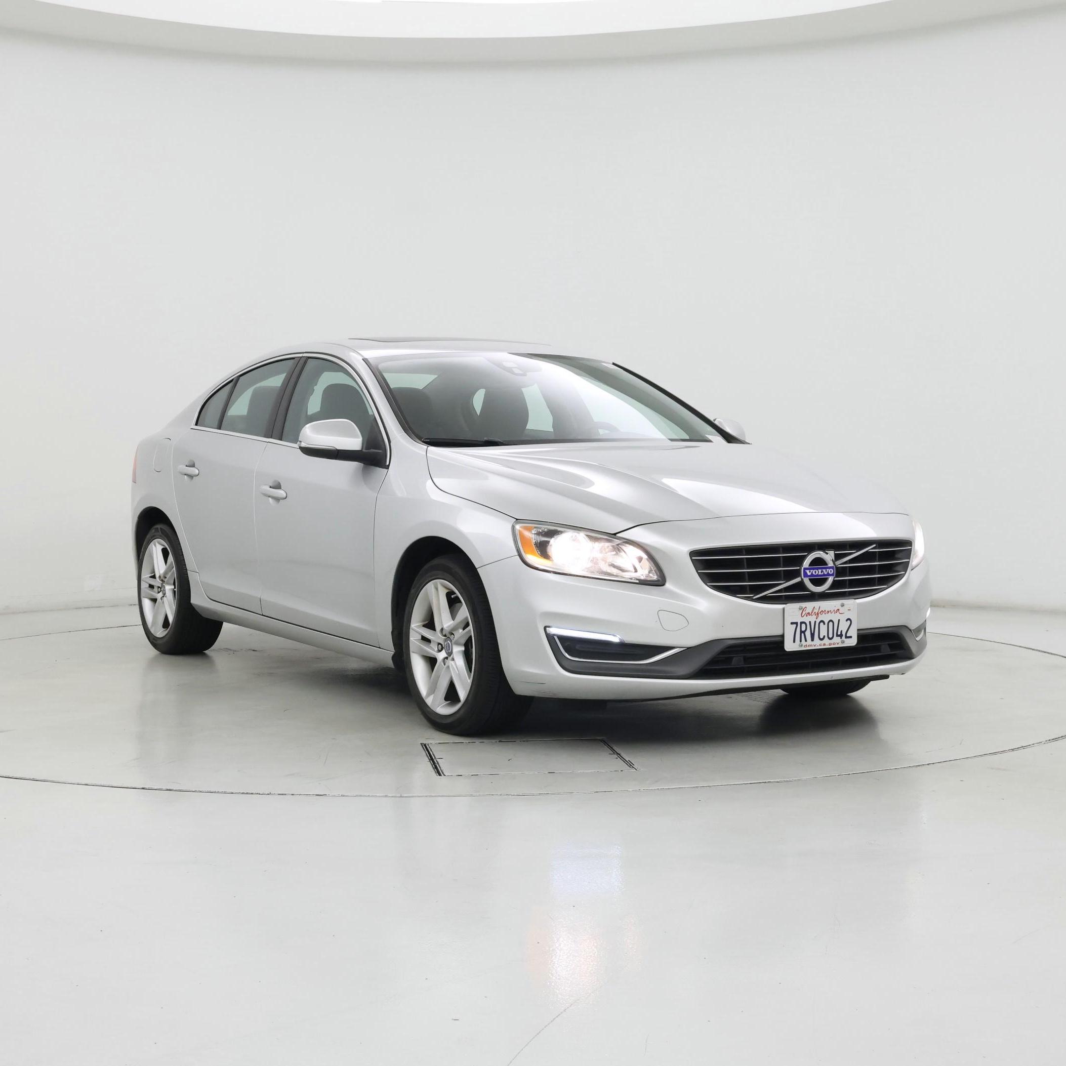 Silver 2015 Volvo S60 Sedan Front-Wheel Drive Automatic