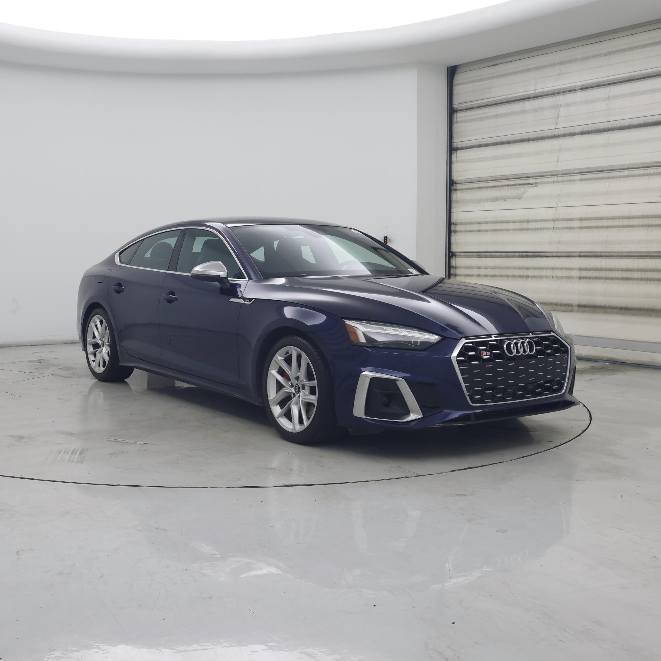 Blue 2021 Audi S5 Sportback Sedan All-Wheel Drive Automatic