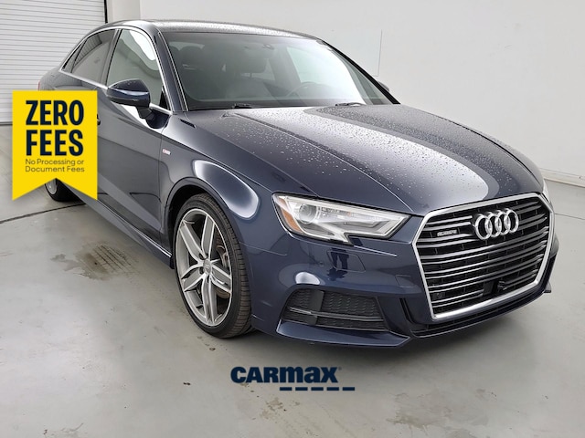 Blue 2018 Audi A3 Sedan All-Wheel Drive Automatic