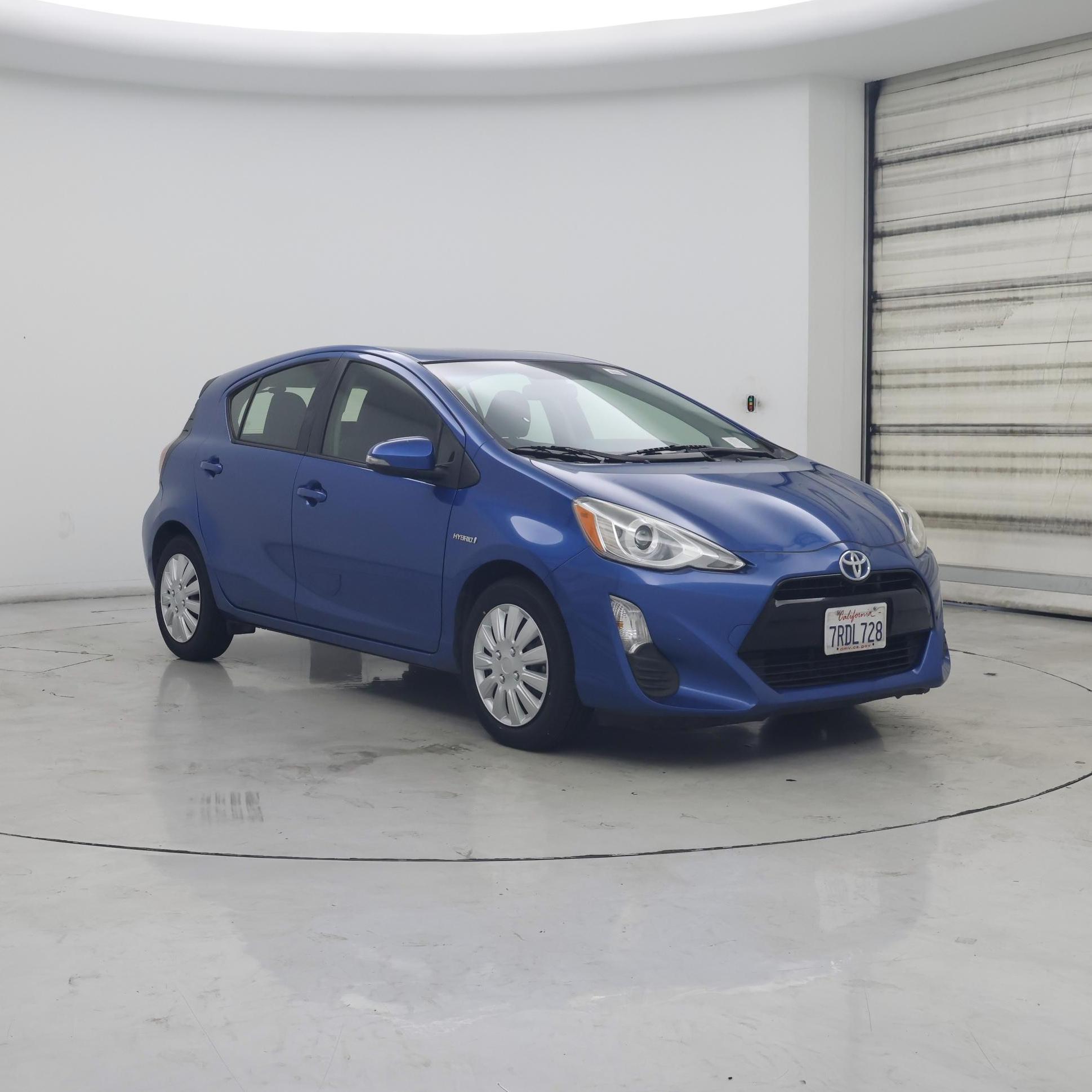 Blue 2016 Toyota Prius c Hatchback Front-Wheel Drive Automatic