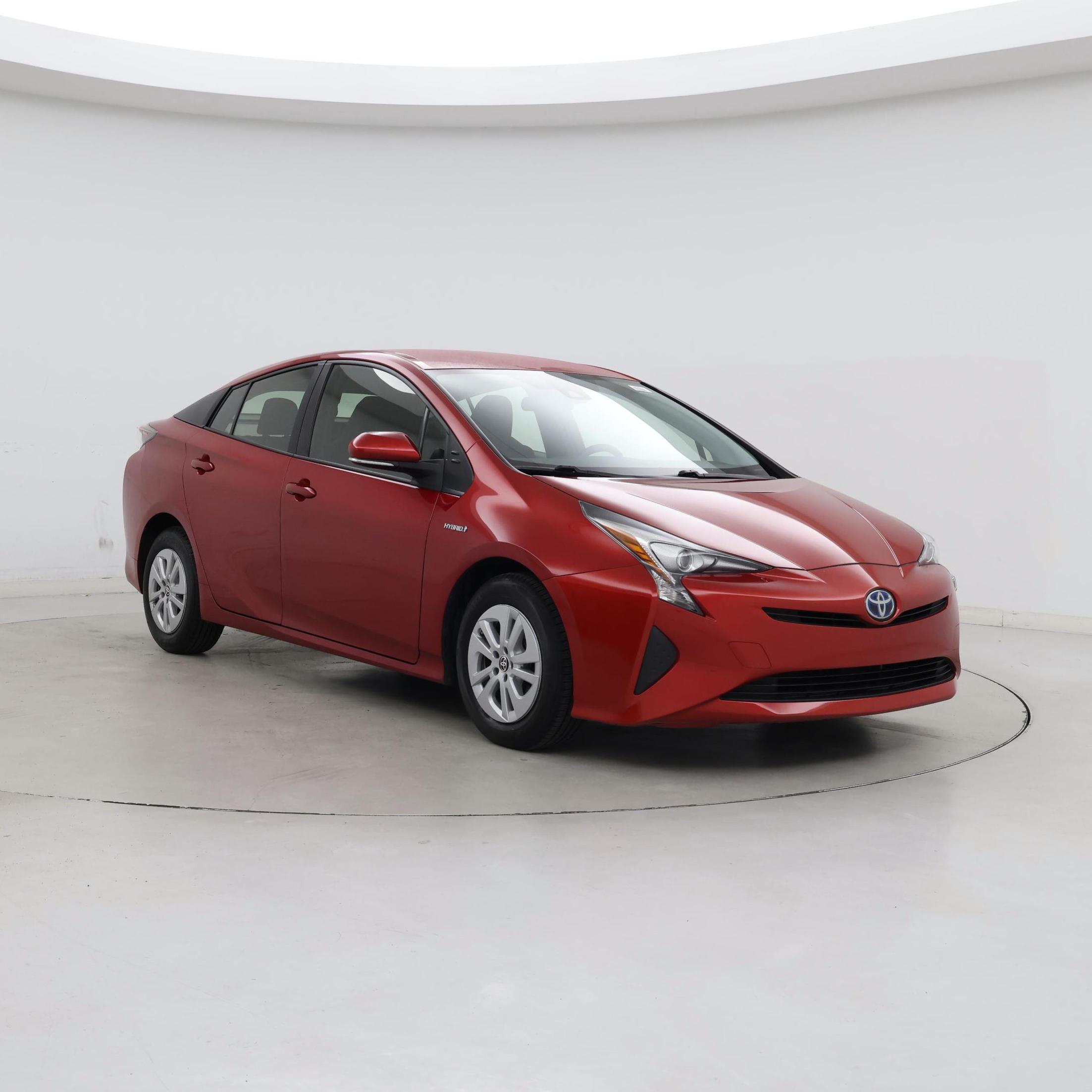 Red 2018 Toyota Prius Hatchback Front-Wheel Drive Automatic