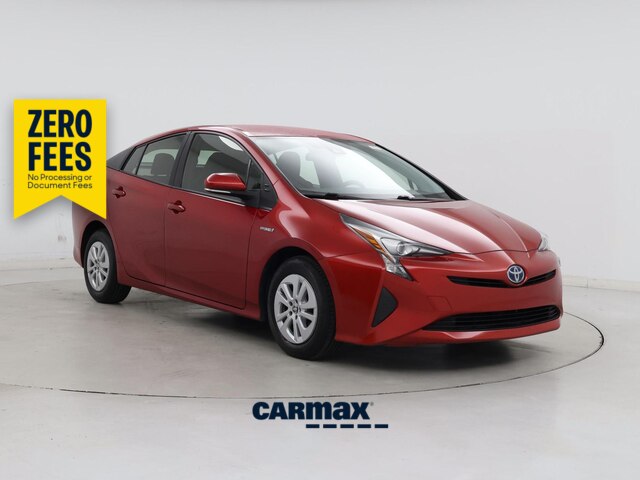 Red 2018 Toyota Prius Hatchback Front-Wheel Drive Automatic