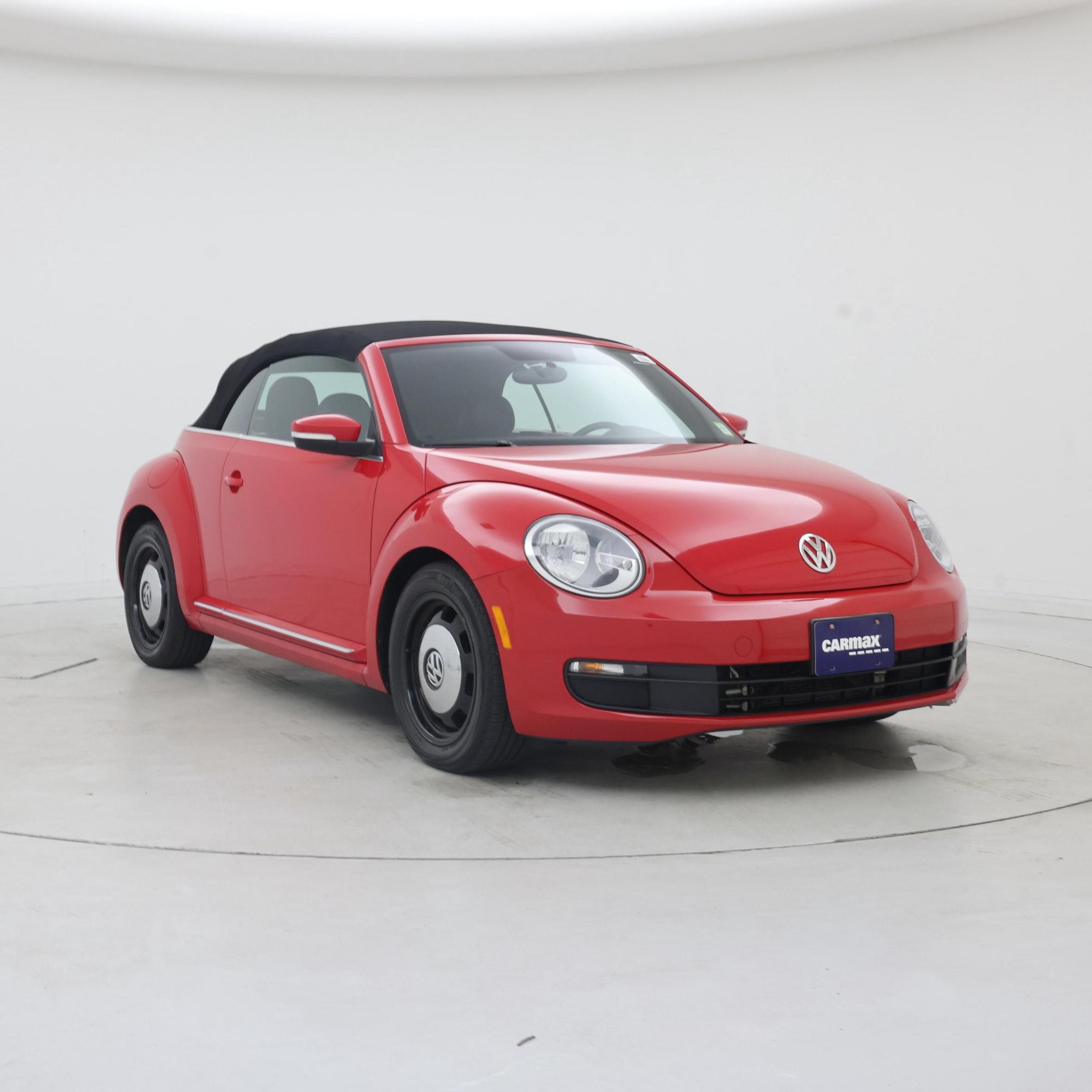 Red 2015 Volkswagen Beetle Convertible Front-Wheel Drive Automatic