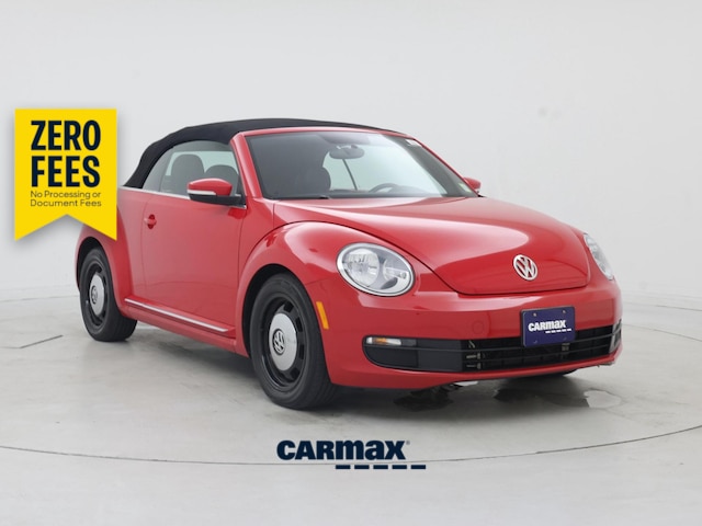 Red 2015 Volkswagen Beetle Convertible Front-Wheel Drive Automatic