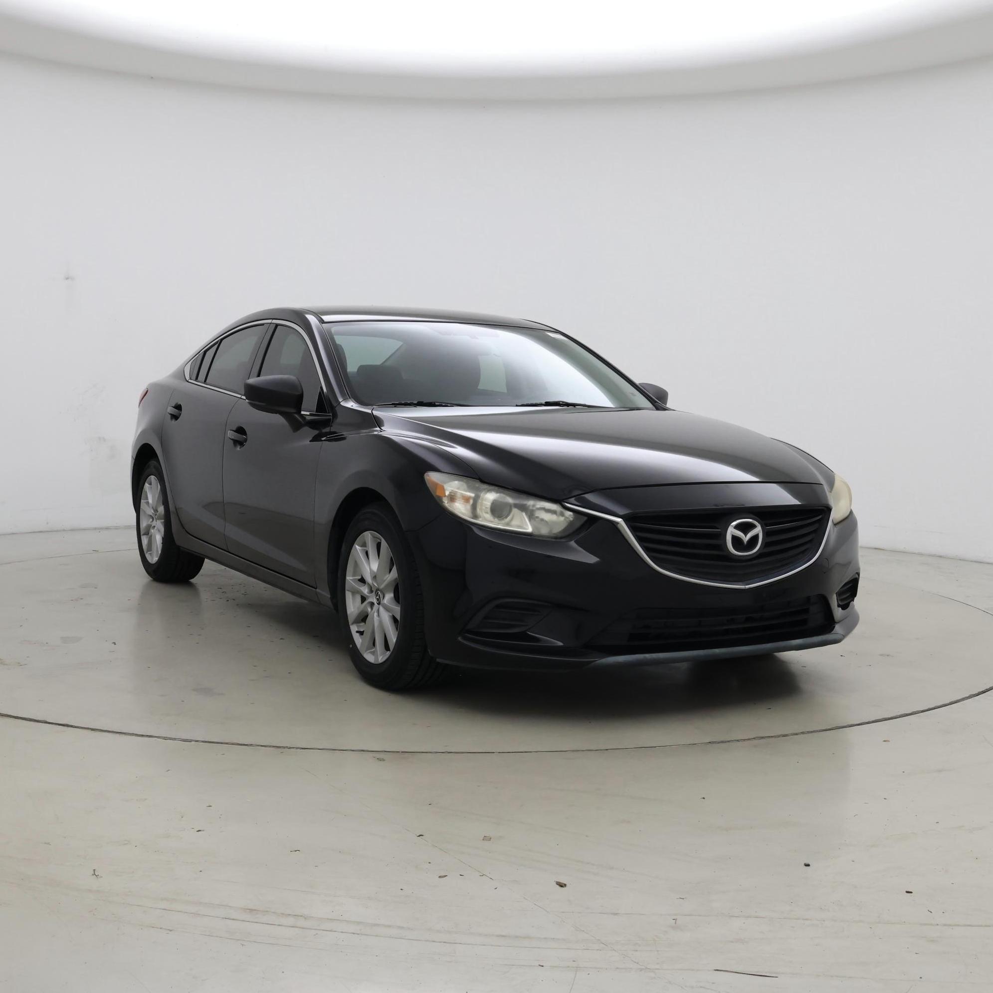 Black 2017 Mazda MAZDA6 Sedan Front-Wheel Drive Automatic