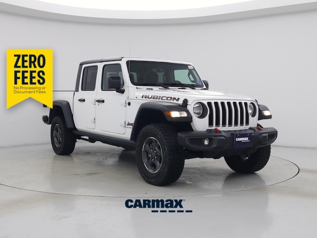 White 2023 Jeep Gladiator Pickup Truck Four-Wheel Drive Automatic