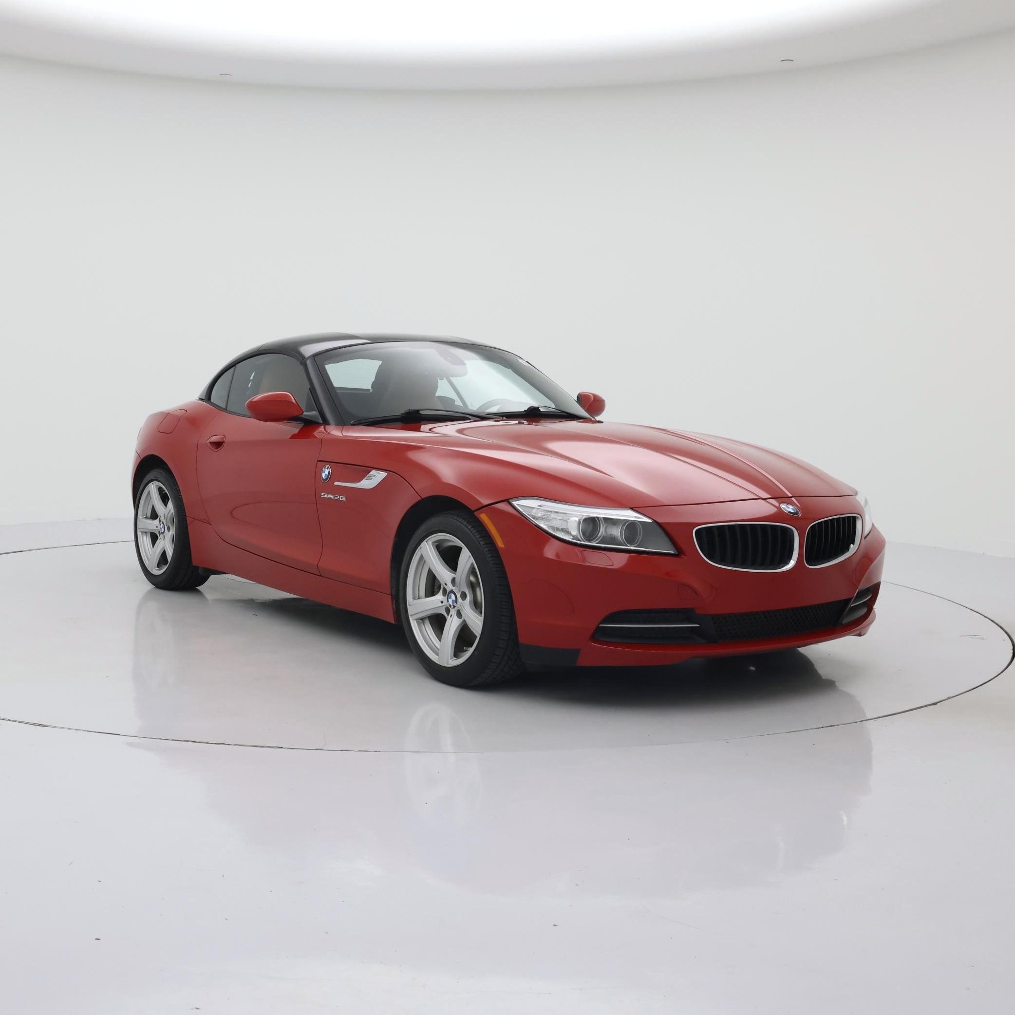 Red 2014 BMW Z4 Convertible Rear-Wheel Drive Manual