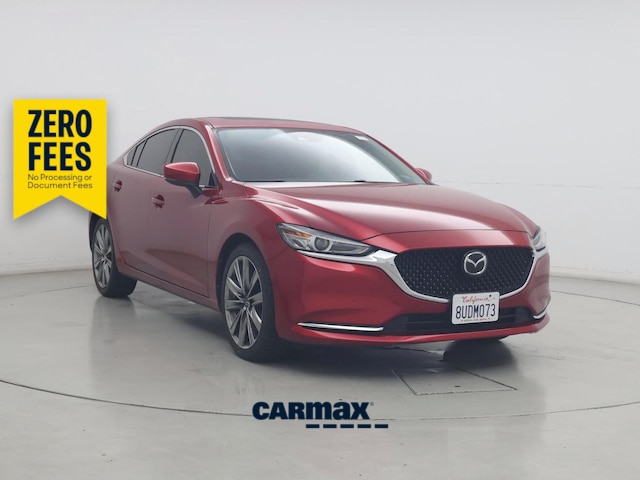 Red 2020 Mazda MAZDA6 Sedan Front-Wheel Drive Automatic
