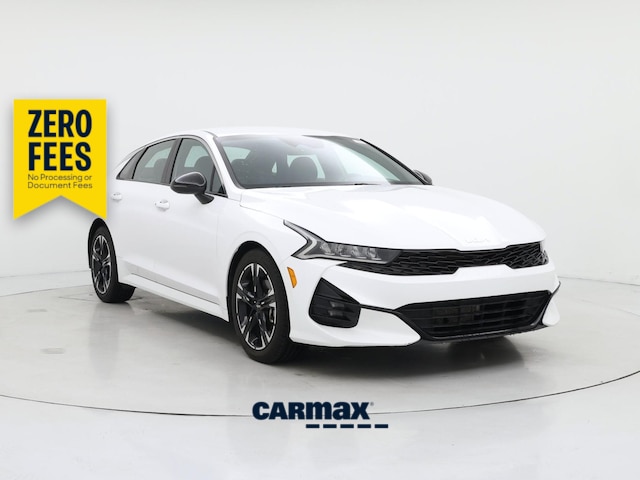 White 2022 Kia K5 Sedan Front-Wheel Drive Automatic