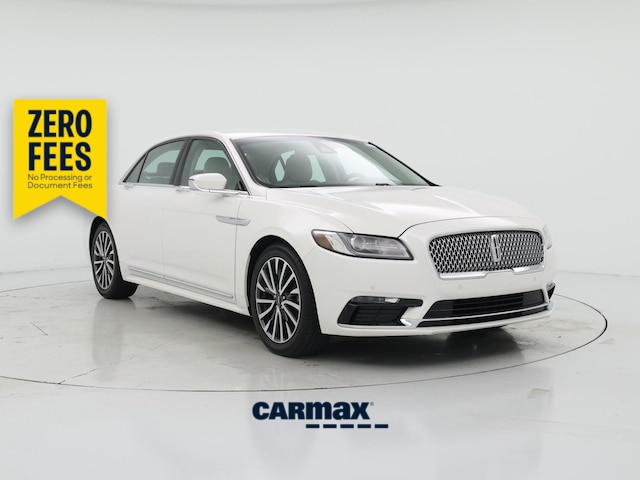 White 2017 Lincoln Continental Sedan Front-Wheel Drive Automatic