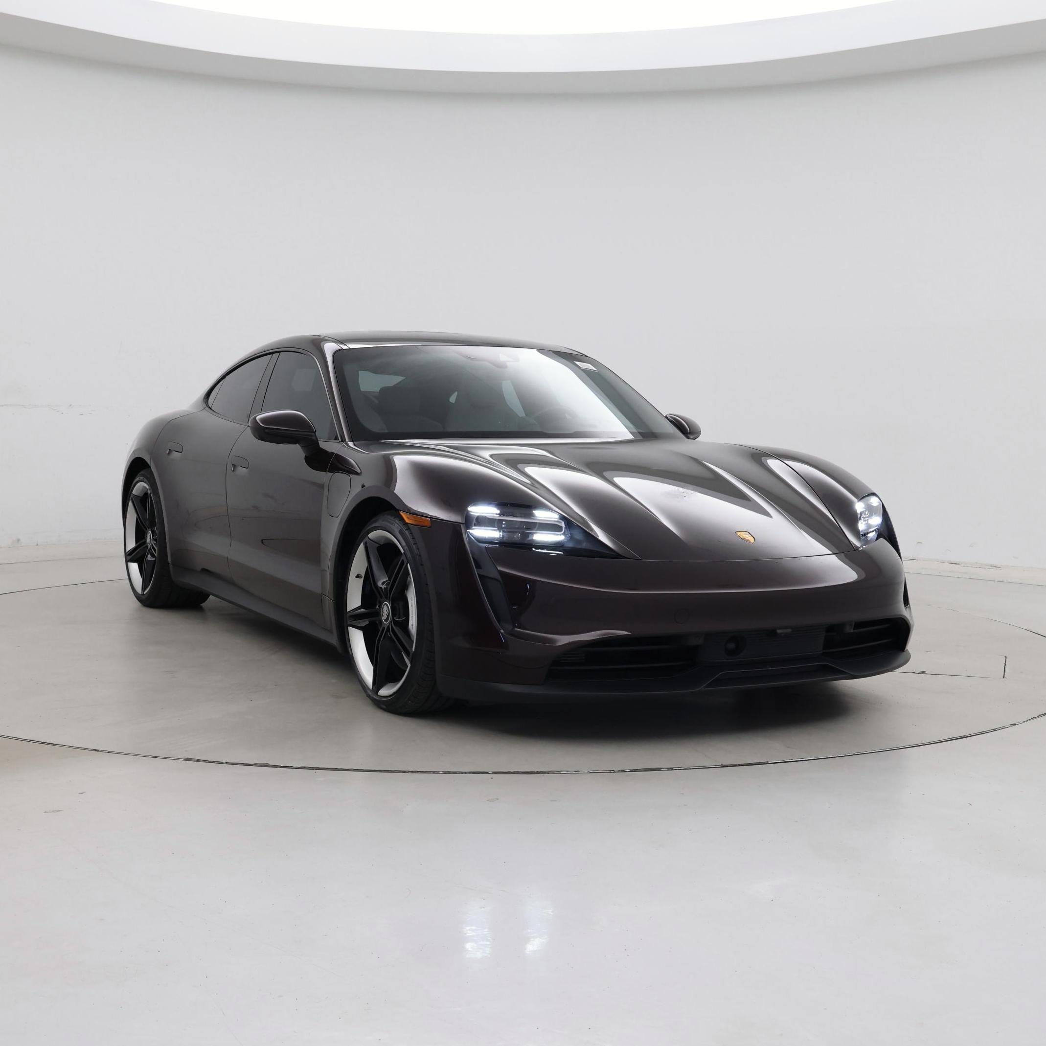 Brown 2022 Porsche Taycan Sedan Rear-Wheel Drive Automatic