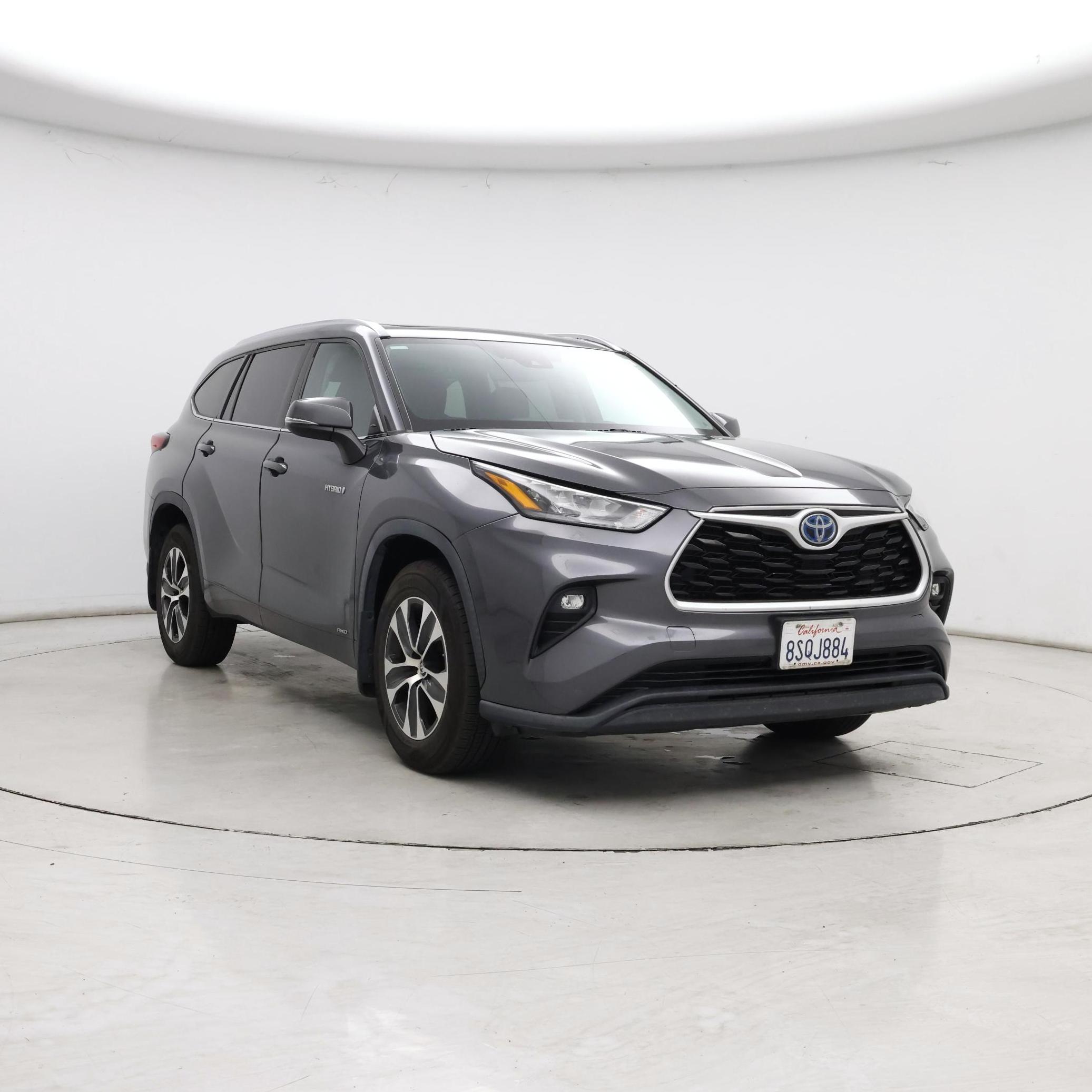 Gray 2020 Toyota Highlander Hybrid SUV / Crossover All-Wheel Drive Automatic