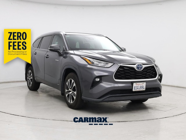 Gray 2020 Toyota Highlander Hybrid SUV / Crossover All-Wheel Drive Automatic