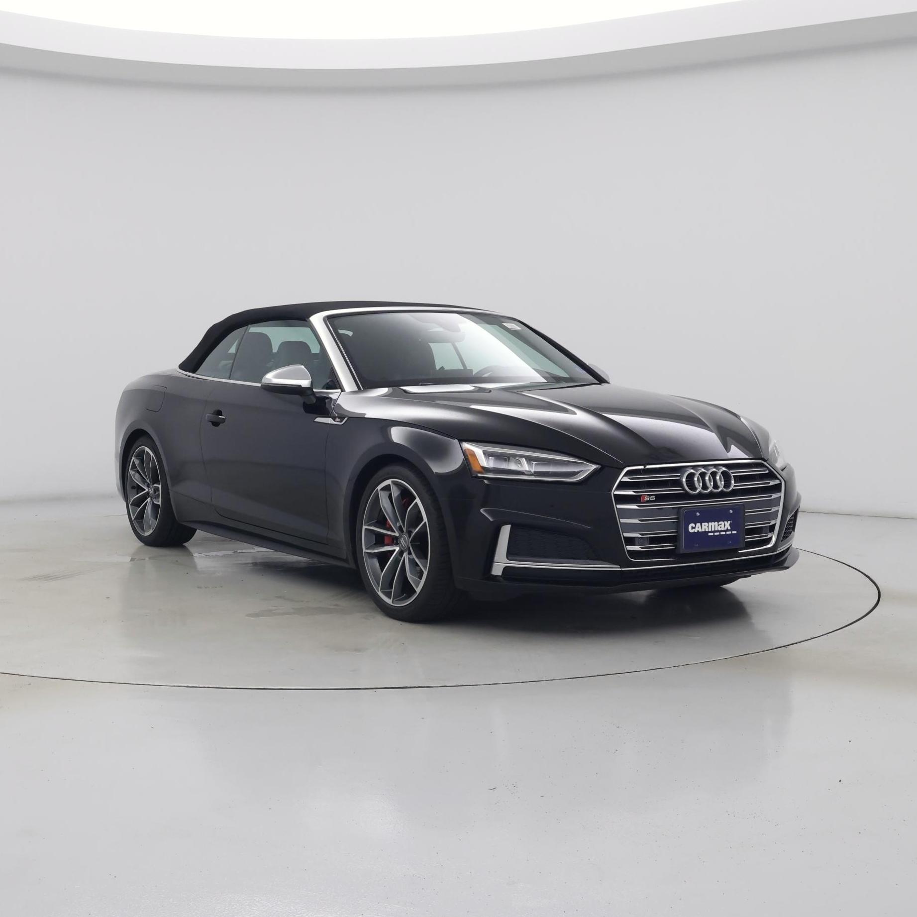Black 2018 Audi S5 Convertible All-Wheel Drive Automatic