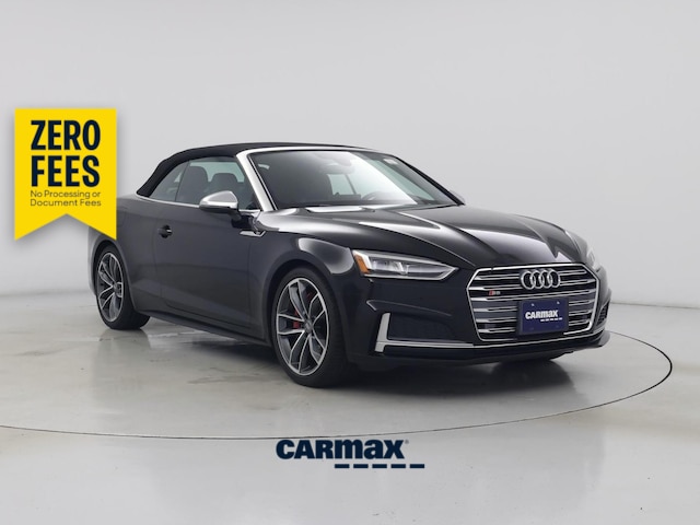Black 2018 Audi S5 Convertible All-Wheel Drive Automatic
