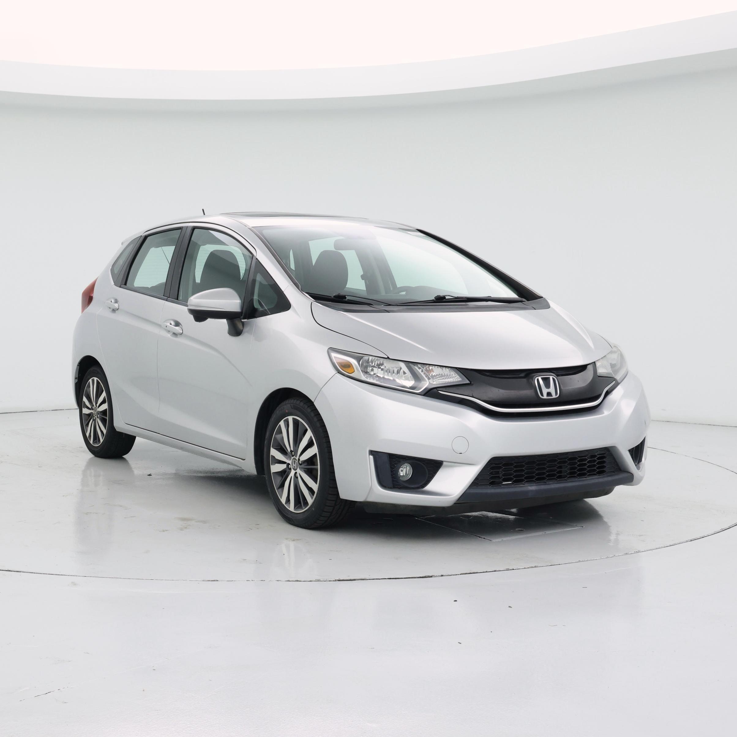 Silver 2015 Honda Fit Hatchback Front-Wheel Drive Automatic