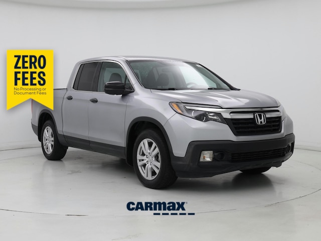 Silver 2017 Honda Ridgeline Pickup Truck Front-Wheel Drive Automatic