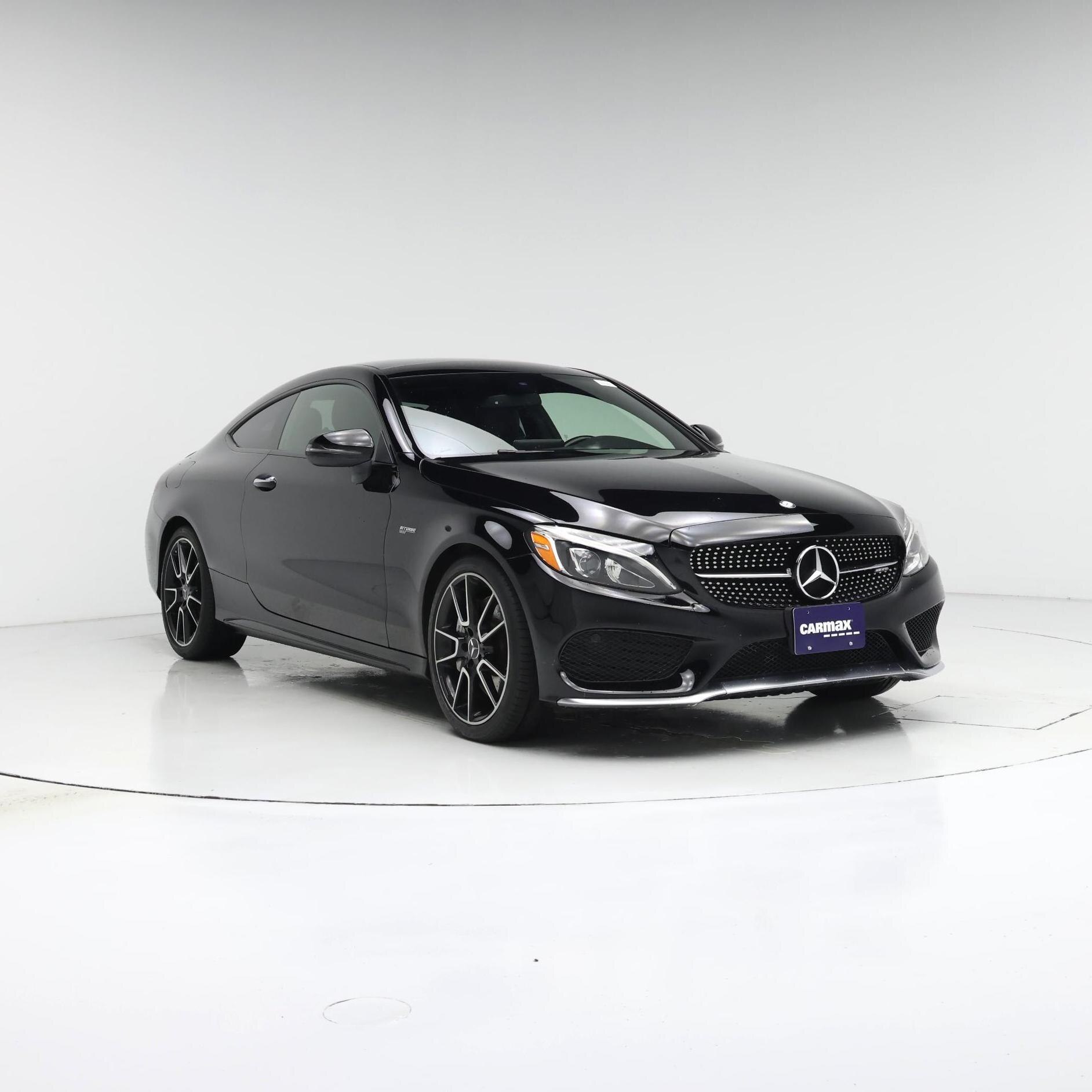 Black 2017 Mercedes-Benz C-Class Coupe All-Wheel Drive Automatic