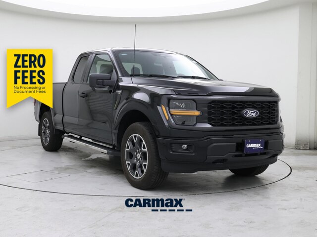 Black 2025 Ford F-150 Pickup Truck Four-Wheel Drive Automatic