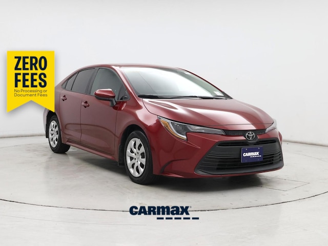 Red 2025 Toyota Corolla Sedan Front-Wheel Drive Automatic