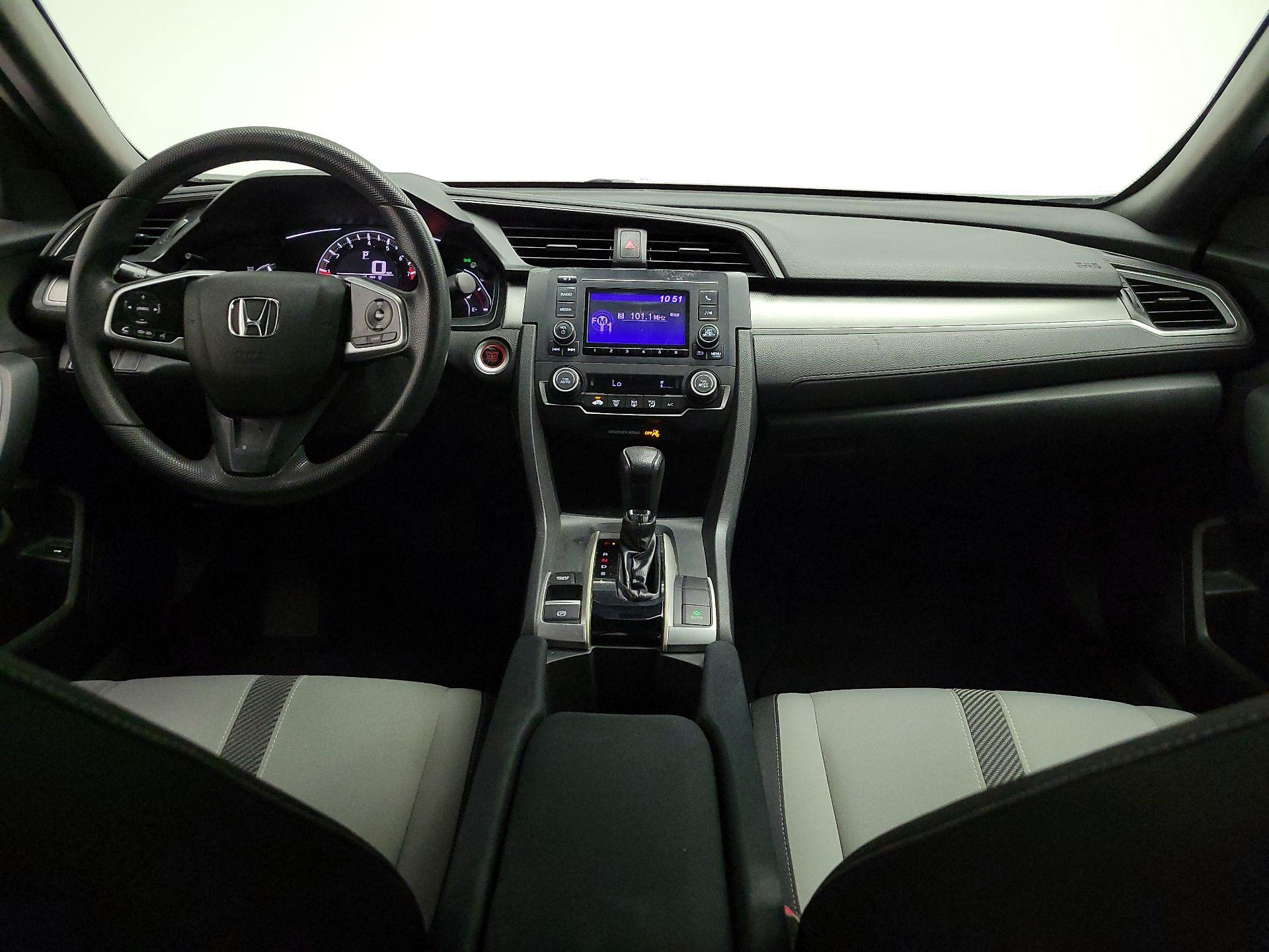 Gray 2018 Honda Civic Coupe Coupe Front-Wheel Drive Automatic