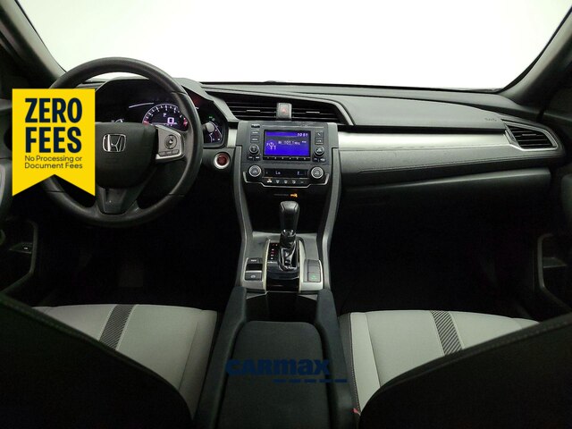 Gray 2018 Honda Civic Coupe Coupe Front-Wheel Drive Automatic