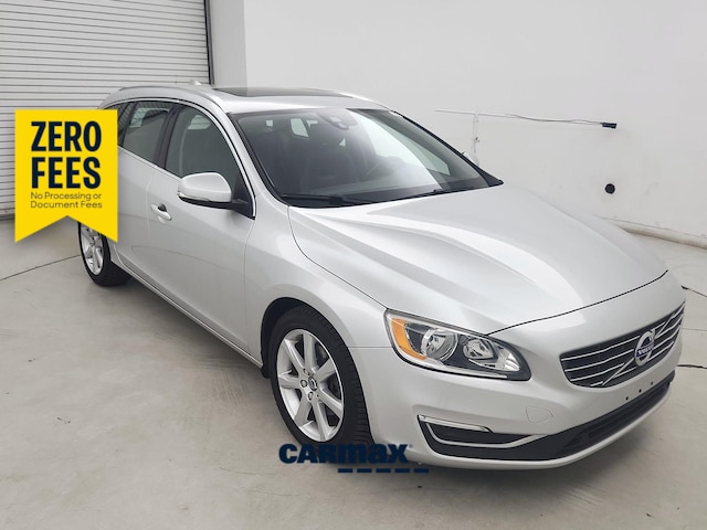 Silver 2016 Volvo V60 Wagon Front-Wheel Drive Automatic