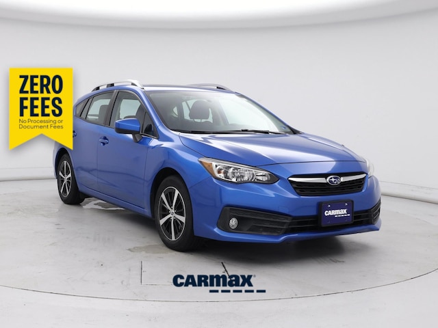 Blue 2020 Subaru Impreza Hatchback All-Wheel Drive Automatic