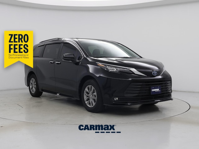 Black 2025 Toyota Sienna Minivan All-Wheel Drive Automatic