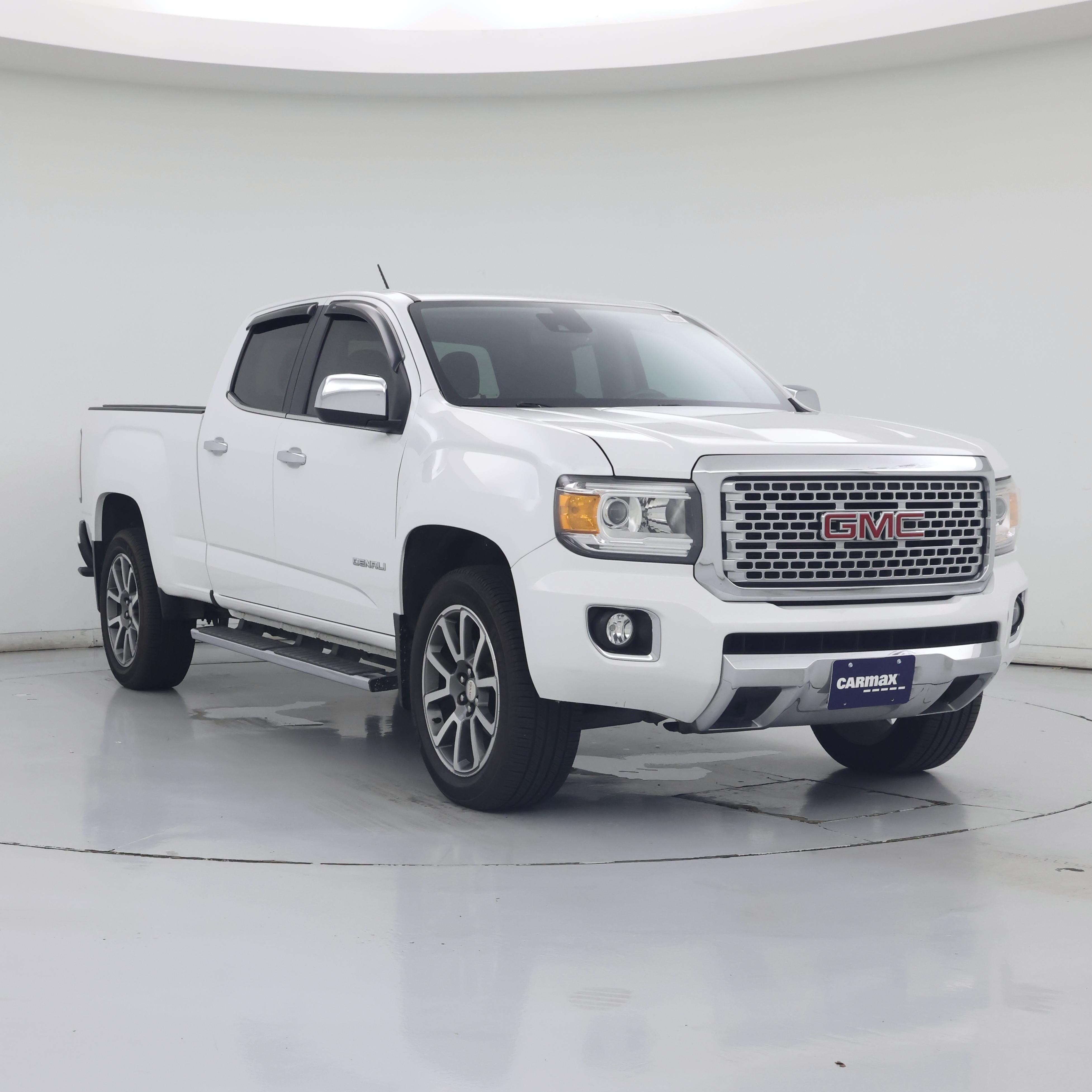 White 2020 GMC Canyon Pickup Truck Four-Wheel Drive Automatic