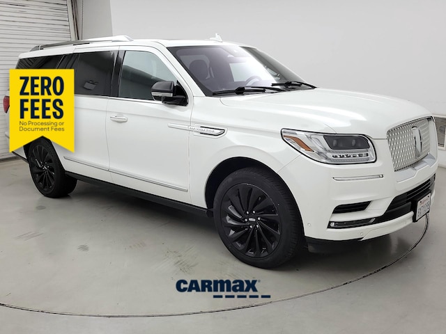 White 2020 Lincoln Navigator SUV / Crossover Four-Wheel Drive Automatic