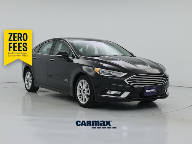 Black 2017 Ford Fusion Energi Sedan Front-Wheel Drive Automatic