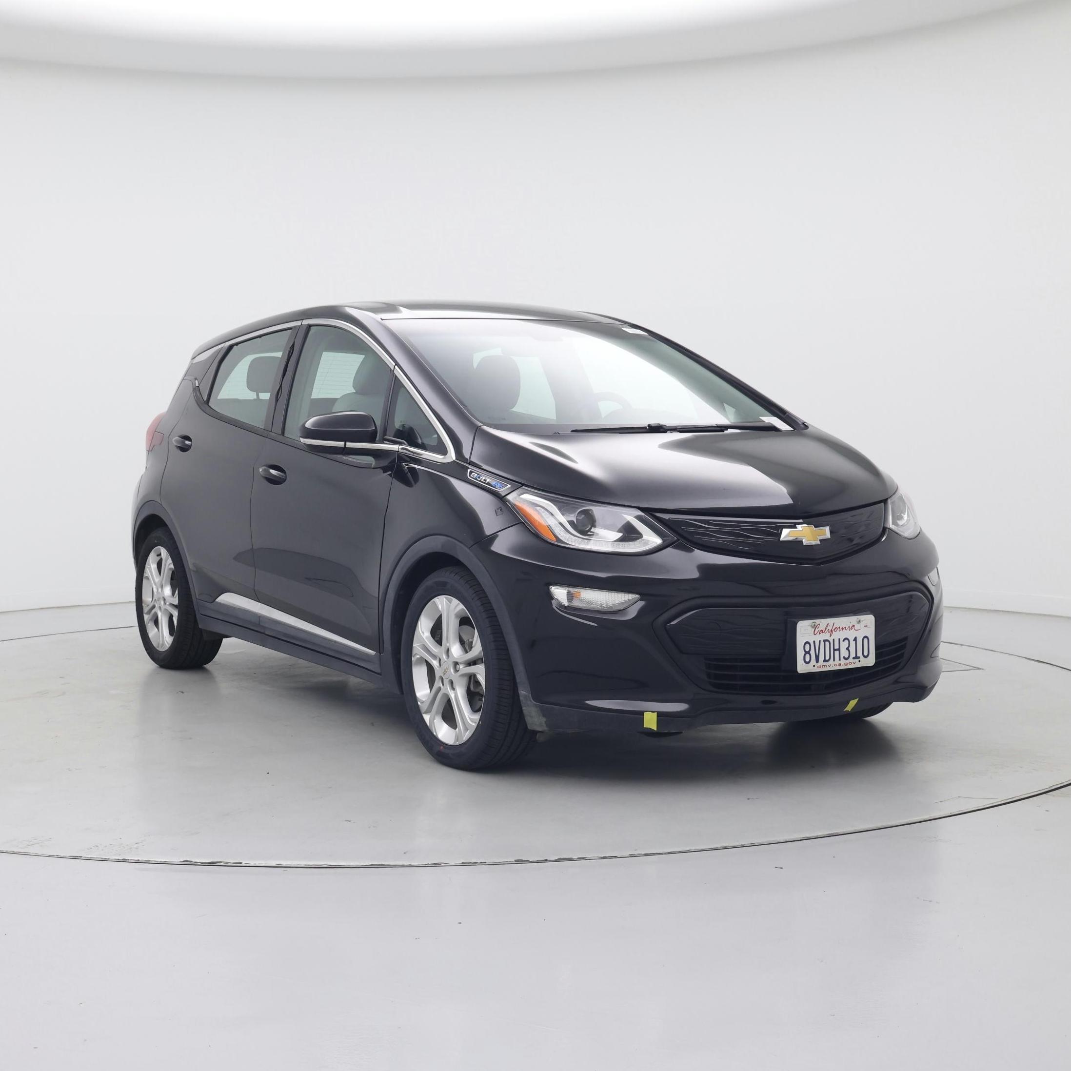 Black 2021 Chevrolet Bolt EV Hatchback Front-Wheel Drive Automatic