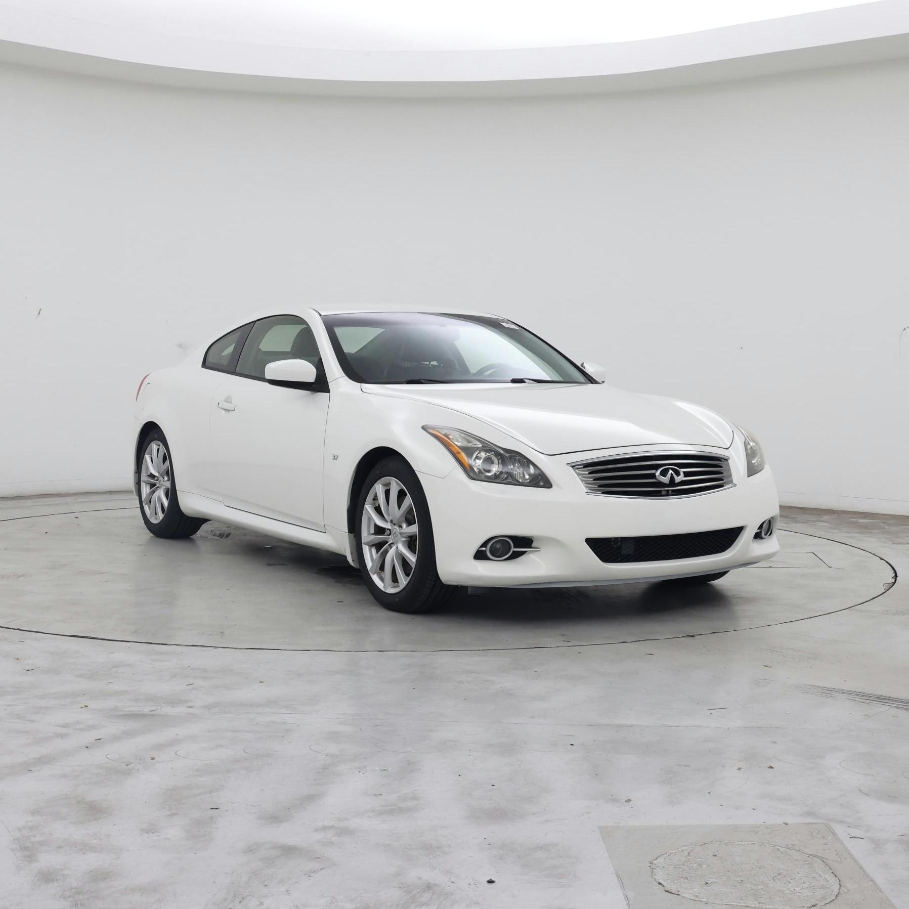 White 2014 INFINITI Q60 Coupe  Automatic