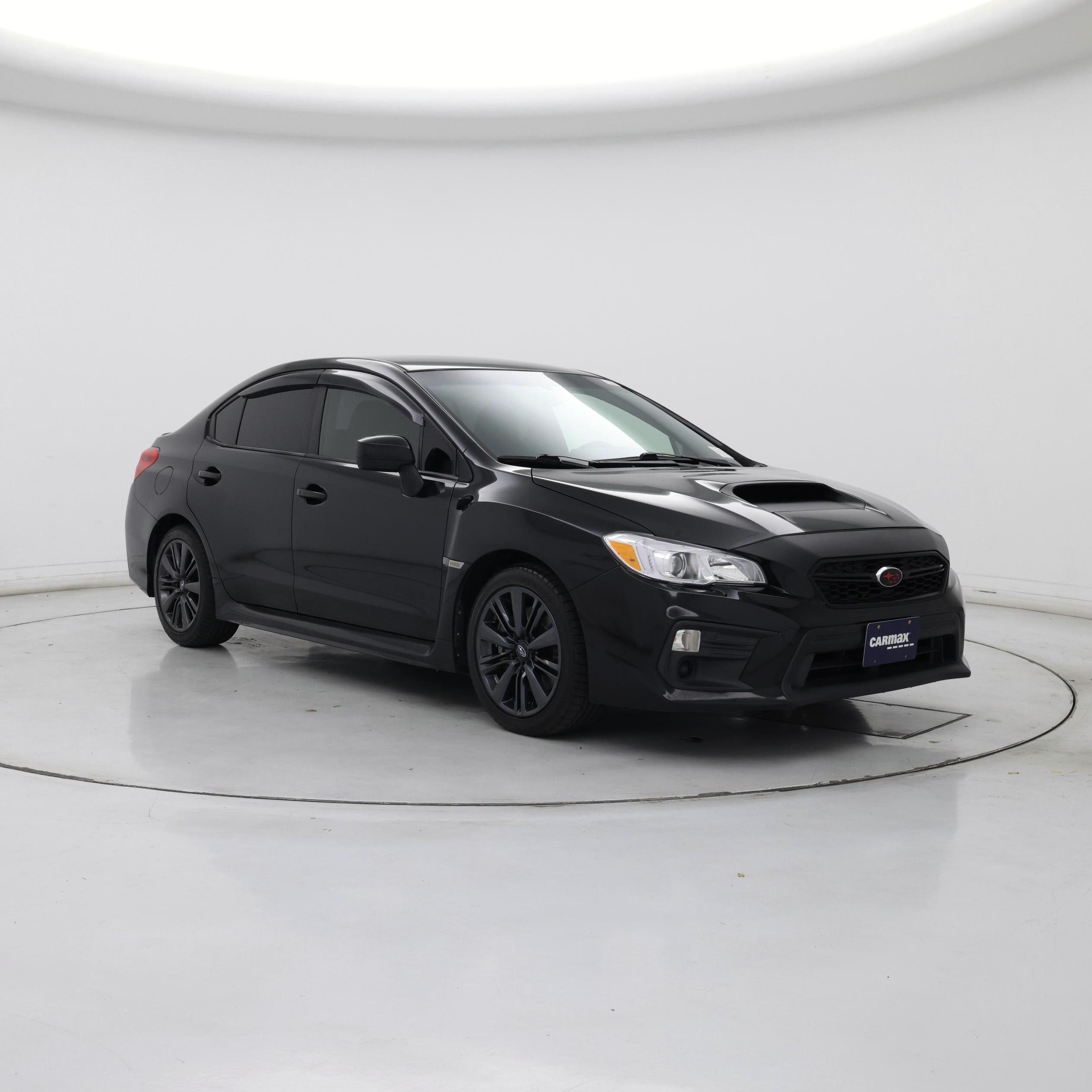 Black 2018 Subaru WRX Sedan All-Wheel Drive Manual