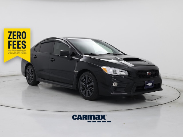 Black 2018 Subaru WRX Sedan All-Wheel Drive Manual