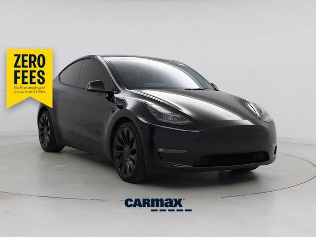 Black 2022 Tesla Model Y SUV / Crossover All-Wheel Drive Automatic