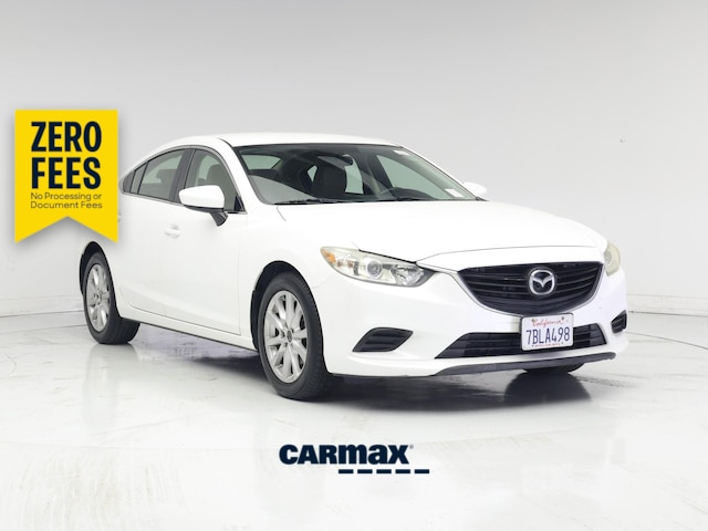White 2014 Mazda MAZDA6 Sedan Front-Wheel Drive Automatic