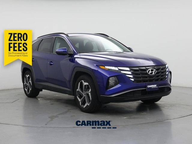 Blue 2022 Hyundai Tucson SUV / Crossover Front-Wheel Drive Automatic