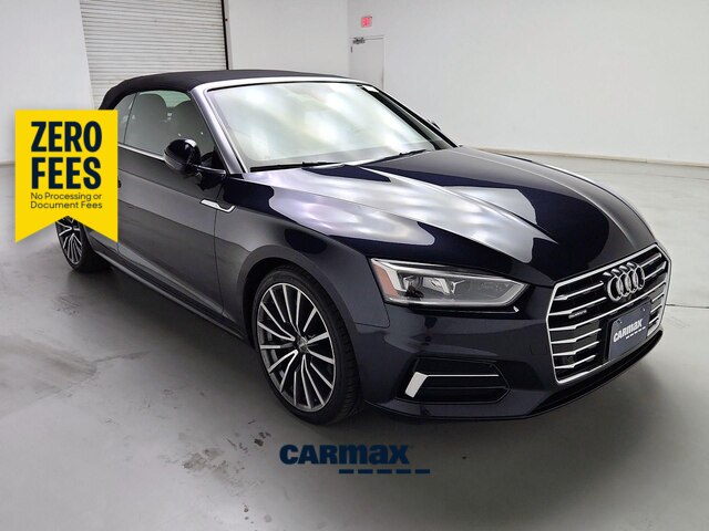 Blue 2018 Audi A5 Convertible All-Wheel Drive Automatic