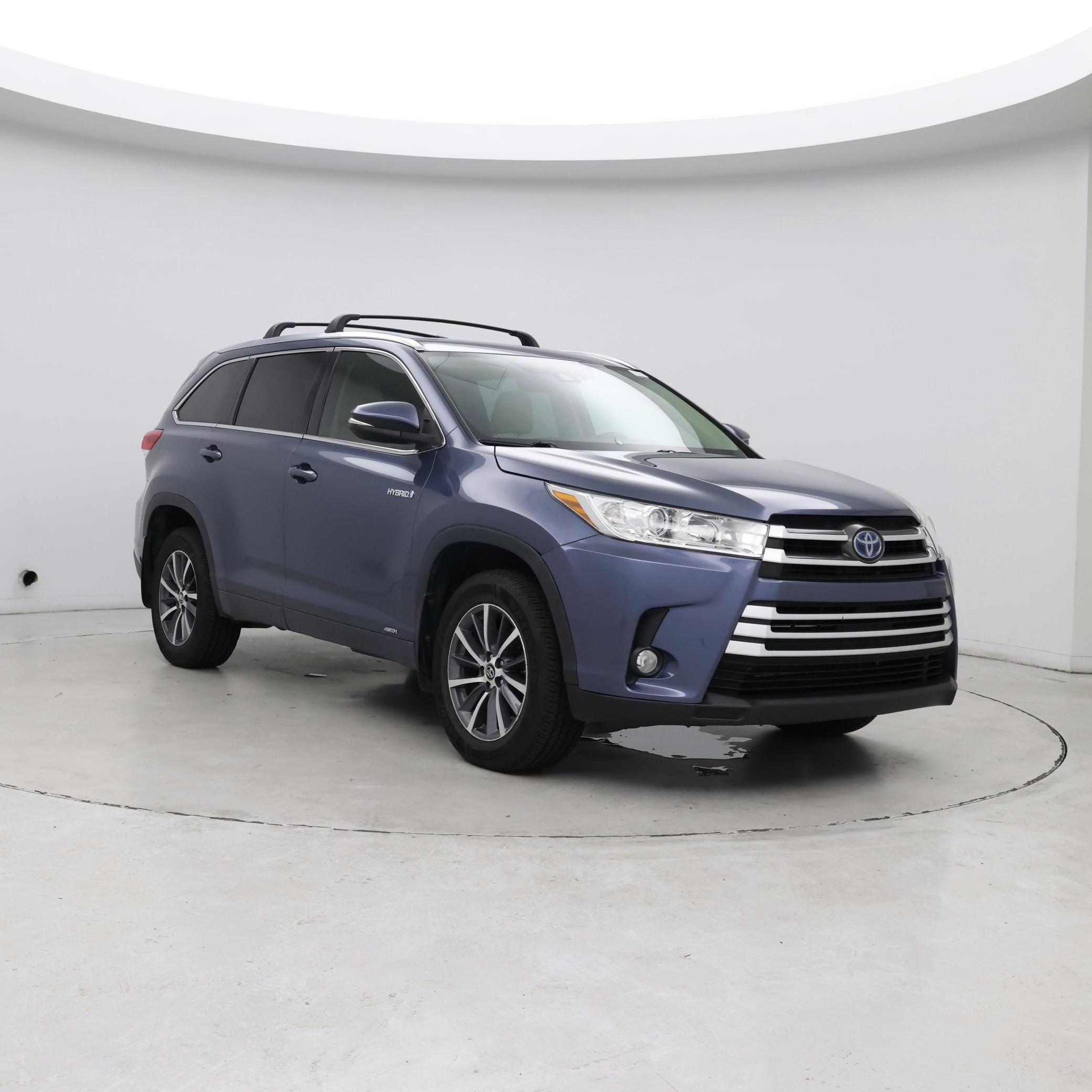 Blue 2018 Toyota Highlander Hybrid SUV / Crossover All-Wheel Drive Automatic