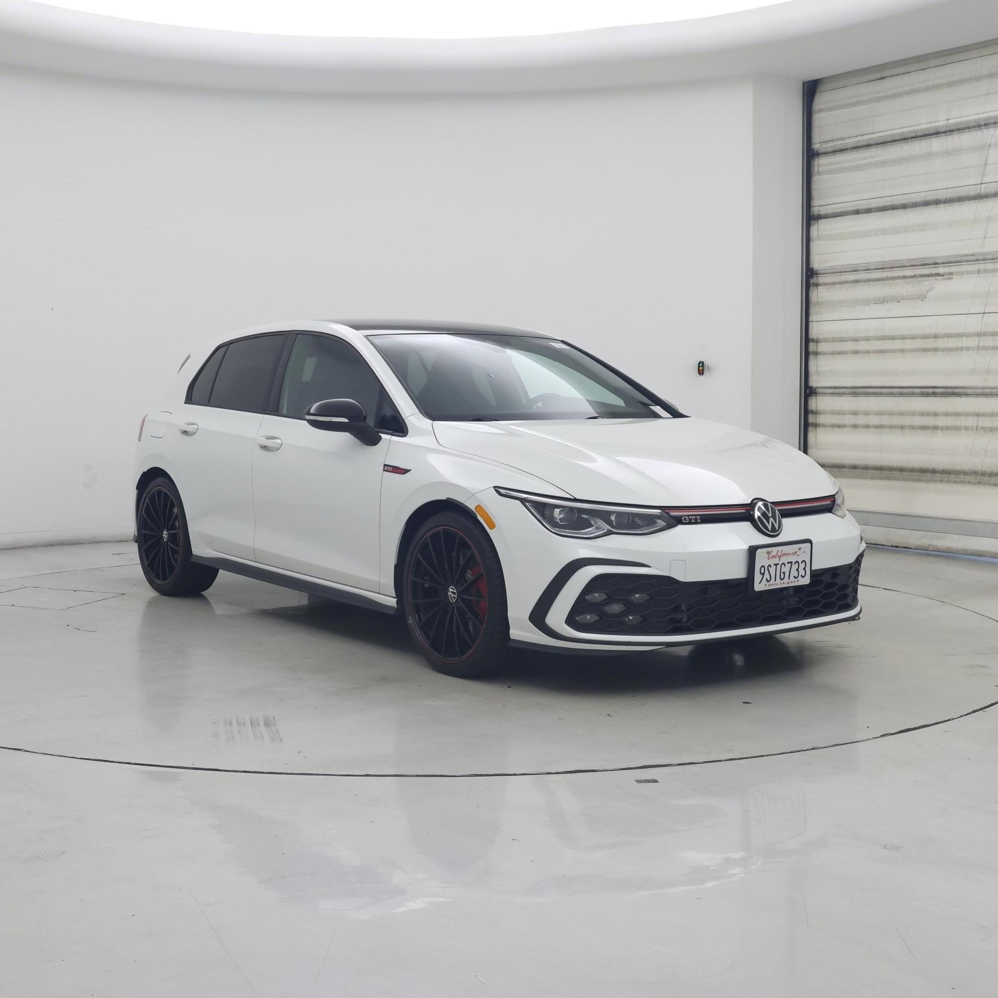 White 2023 Volkswagen Golf GTI Hatchback Front-Wheel Drive Manual