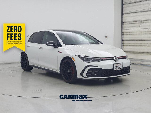 White 2023 Volkswagen Golf GTI Hatchback Front-Wheel Drive Manual
