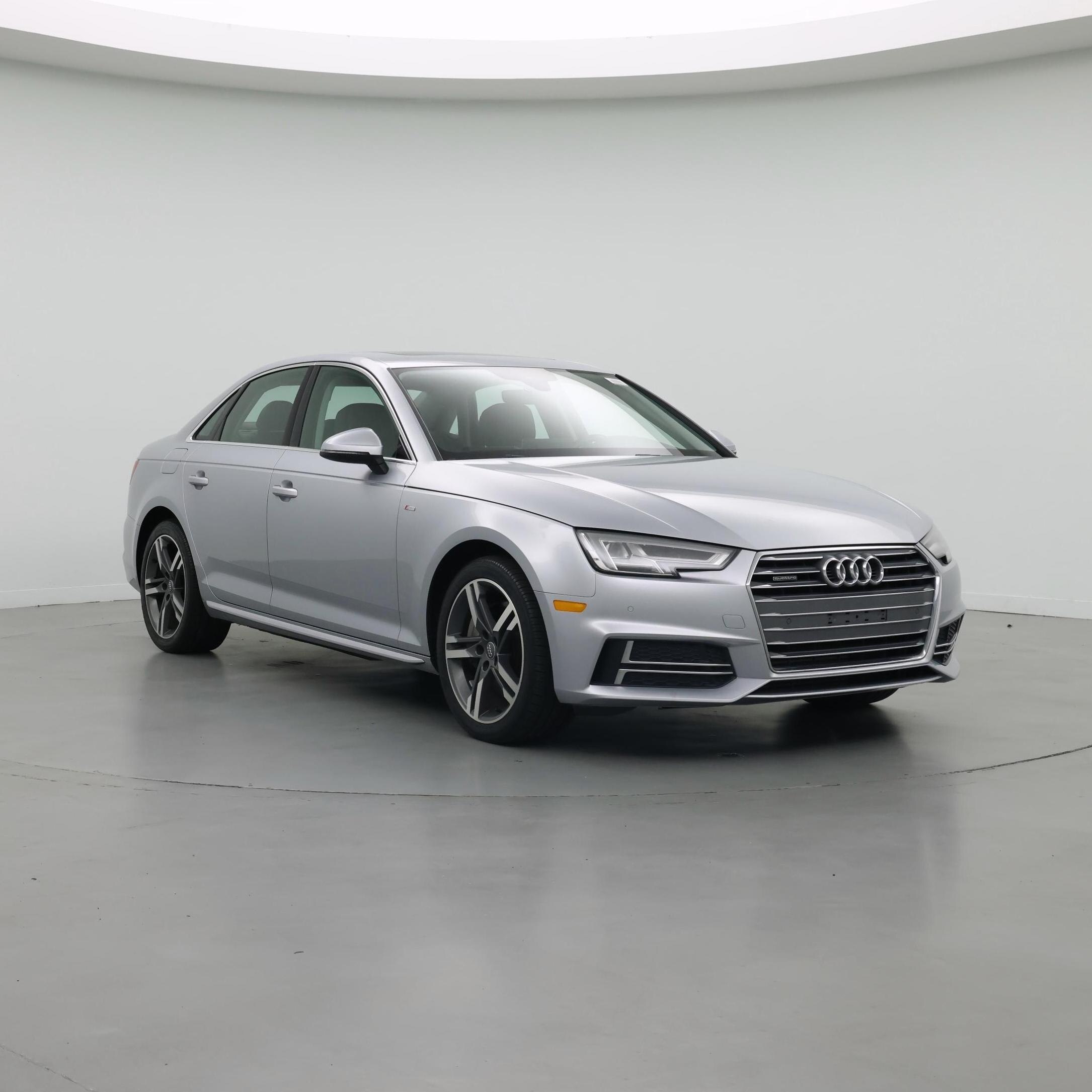 Silver 2017 Audi A4 Sedan All-Wheel Drive Automatic