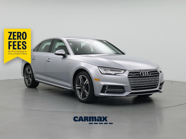 Silver 2017 Audi A4 Sedan All-Wheel Drive Automatic