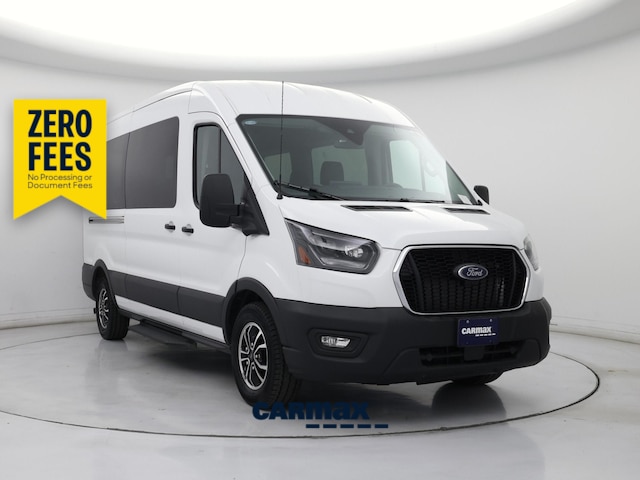 White 2025 Ford Transit Passenger Van Rear-Wheel Drive Automatic