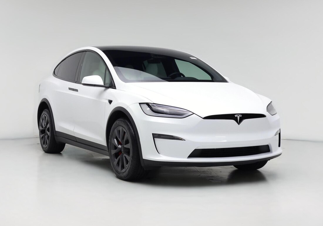 2024 Tesla Model X Plaid in White — CarMax photo