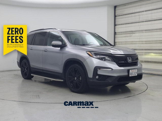 Silver 2021 Honda Pilot SUV / Crossover Front-Wheel Drive Automatic
