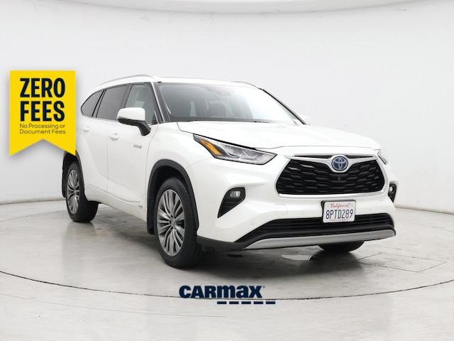 White 2020 Toyota Highlander Hybrid SUV / Crossover All-Wheel Drive Automatic